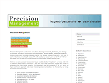 Tablet Screenshot of precisionstrategy.ca